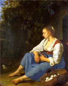 Frans van Mieris (I) - The Broken Egg