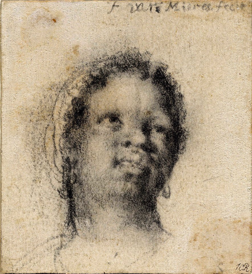 Frans van Mieris - Head of a Black Woman AN00219547 001 l
