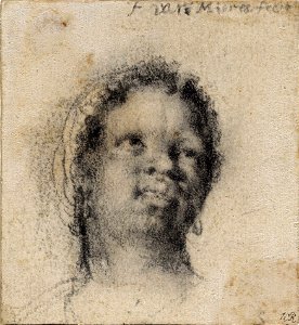 Frans van Mieris - Head of a Black Woman AN00219547 001 l