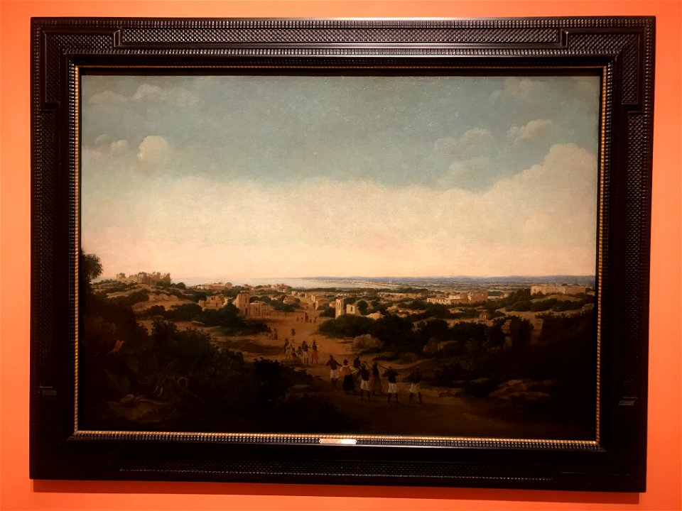 Frans Post - View of the Ruins of Olinda, Brazil - Museo Thyssen-Bornemisza 326 (1977.66) - with frame