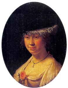 Frans van Mieris (I) - Portret van een jonge dame - 1234 - Städel Museum. Free illustration for personal and commercial use.