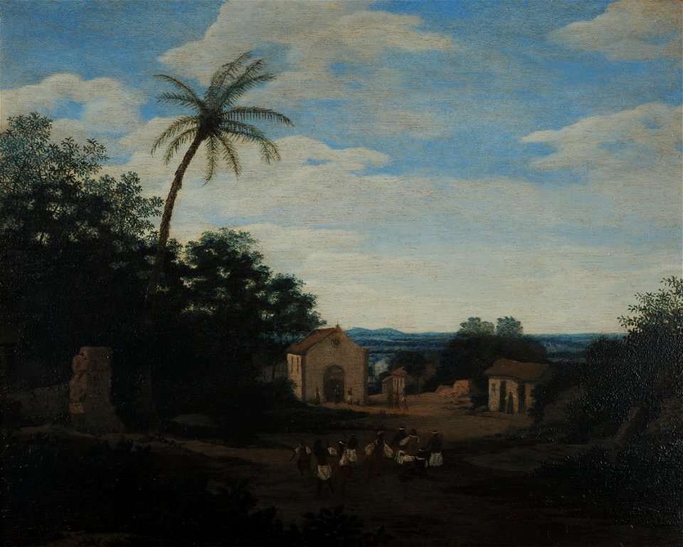 Frans Post - Igreja de São Cosme e São Damião (Igaraçu)