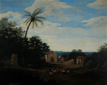 Frans Post - Igreja de São Cosme e São Damião (Igaraçu)