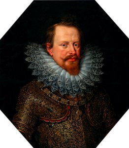 Frans Pourbus (II) - Portrait of Vincenzo Gonzaga, Duke of Mantua. Free illustration for personal and commercial use.