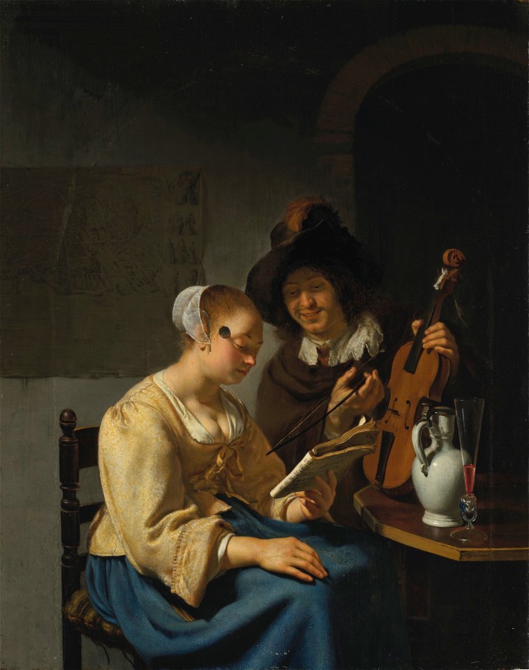Frans van Mieris - The Music Lesson 2021 CKS 20053 0007(081610)