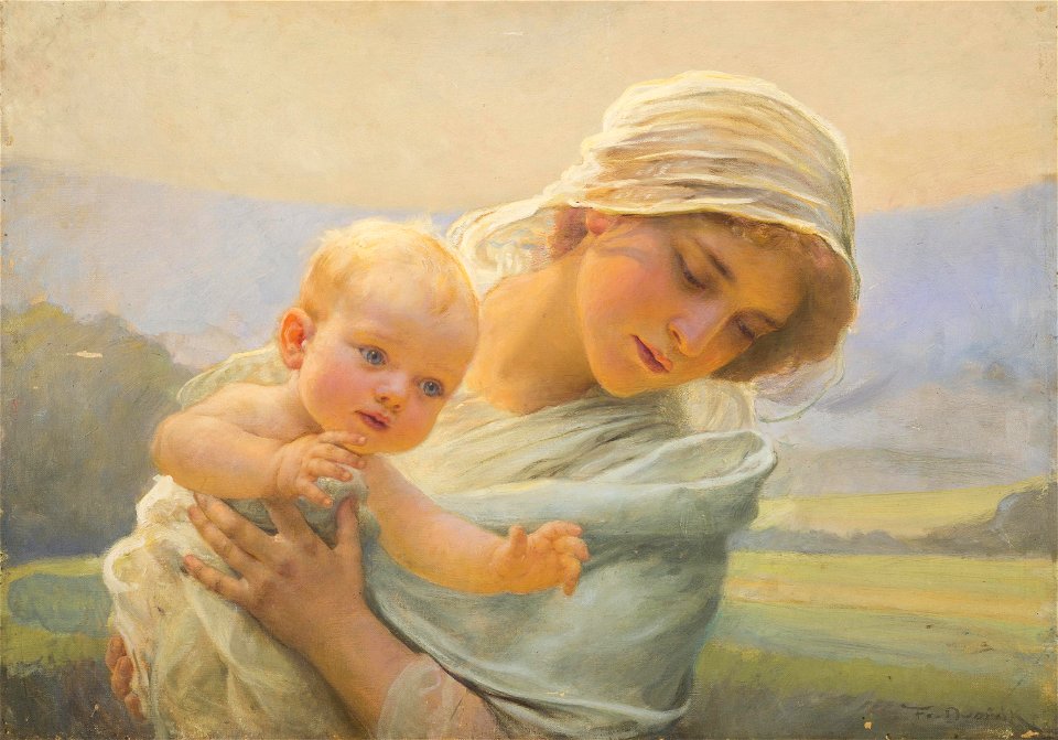 František Dvořák - Mother with a Child