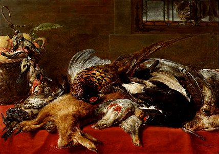 Frans Snyders - Still life of game. Free illustration for personal and commercial use.