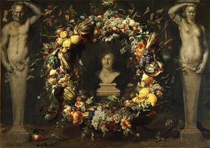 Frans Snyders - Still Life with Terms and a Bust of Ceres