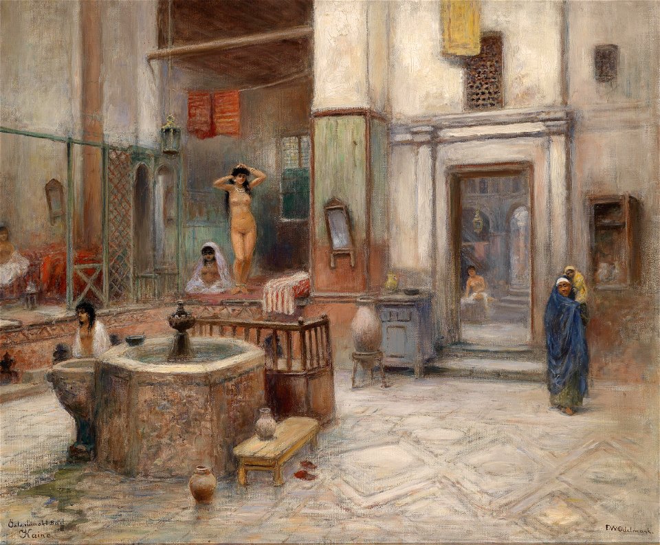 Frans Vilhelm Odelmark Bad in Kairo