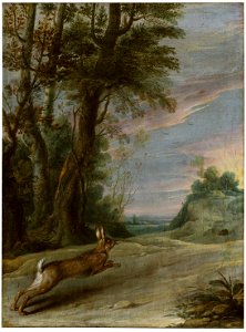 Frans Snyders - Fable of the hare and the tortoise