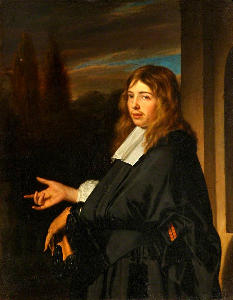 Frans van Mieris (I) - Portrait of a Gentleman, Holding a Glove in His Gloved Hand NTIV ASCT 1535133
