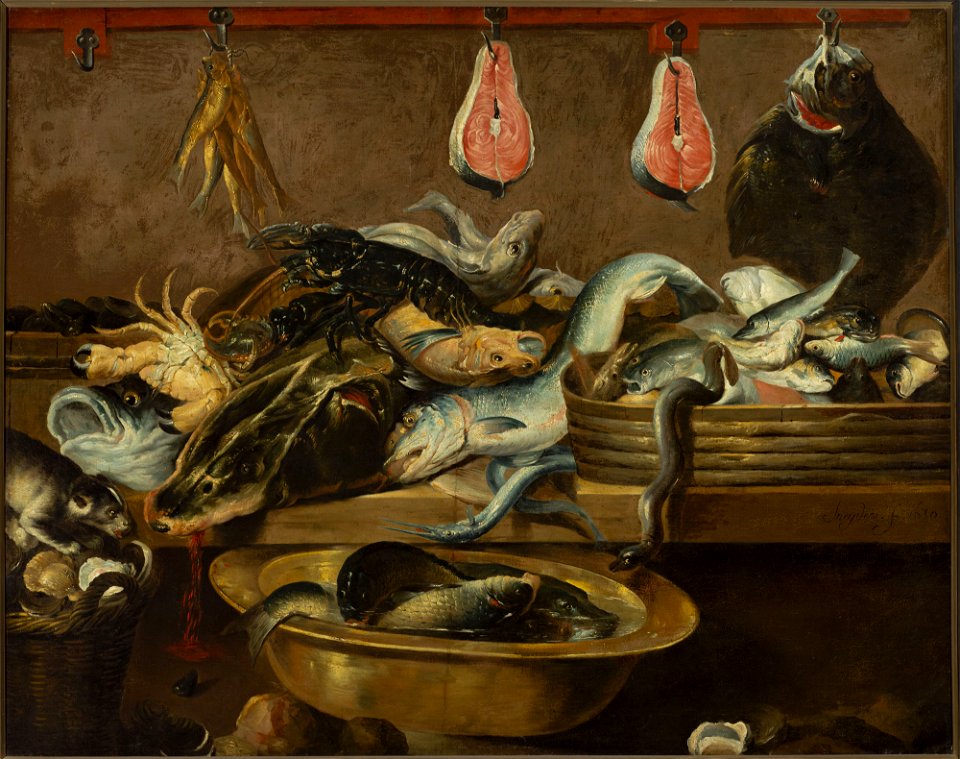 Frans Snijders - Fish stand - M.Ob.576 MNW - National Museum in Warsaw