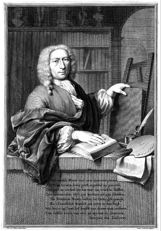 Frans van Mieris (II), by Jacob Houbraken