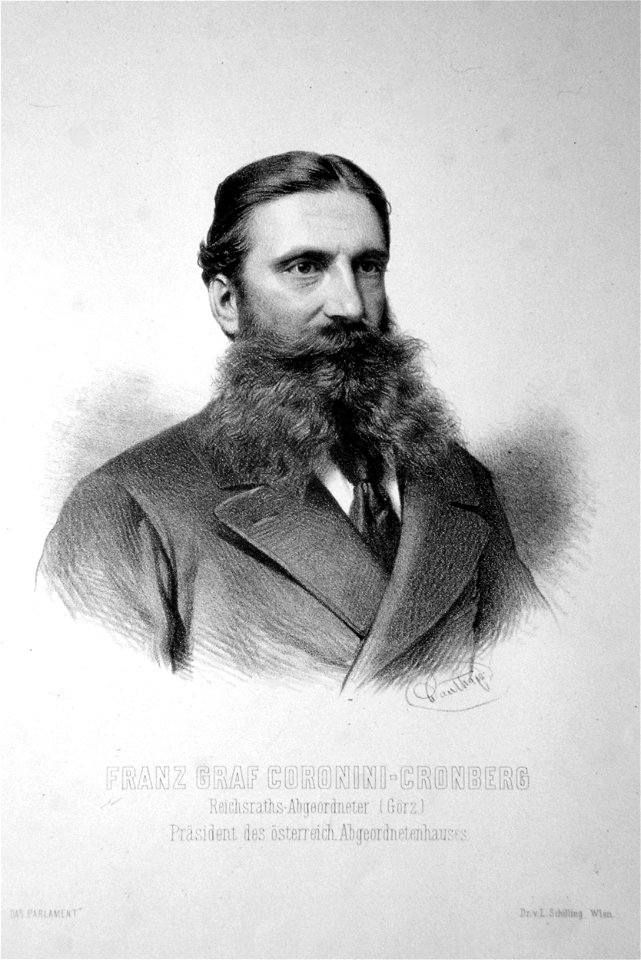 Franz Coronini-Cronberg Litho