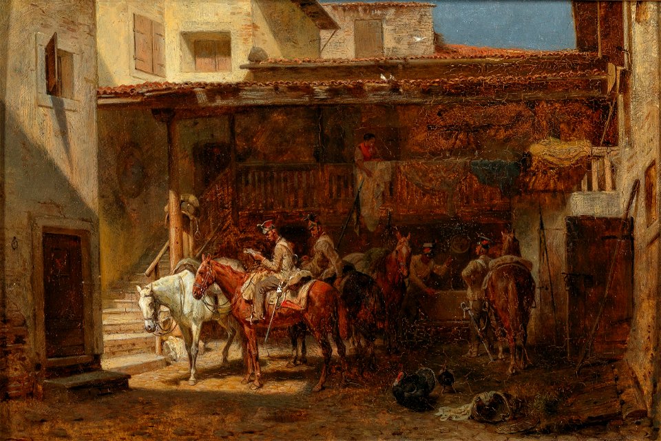 Franz Adam Eine wichtige Nachricht 1868