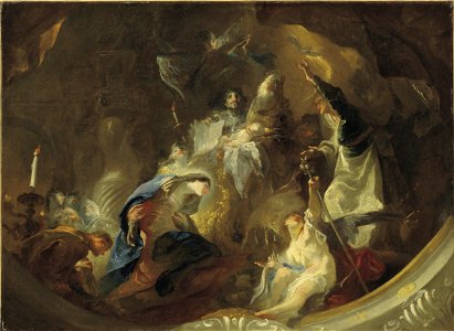 Franz Anton Maulbertsch - Darbringung im Tempel - 2062 - Österreichische Galerie Belvedere