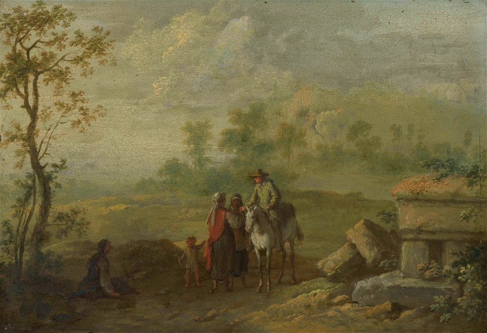 Franz de Paula Ferg (1689-1740) - Landscape with Travellers - RCIN 402997 - Royal Collection