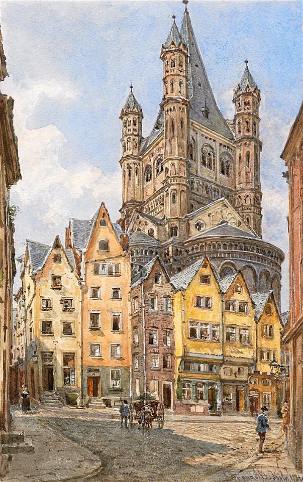 Franz Alt Köln Groß St Martin 1884