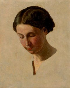 František Klimkovič - Štúdia hlavy dievčaťa - O 278 - East Slovak Gallery