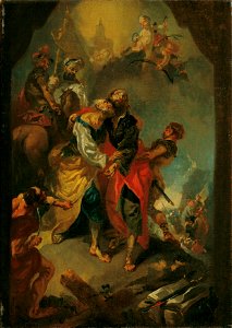 Franz Anton Maulbertsch - Abschied der Apostel Petrus und Paulus vor ihrem Martertod - 2170 - Österreichische Galerie Belvedere