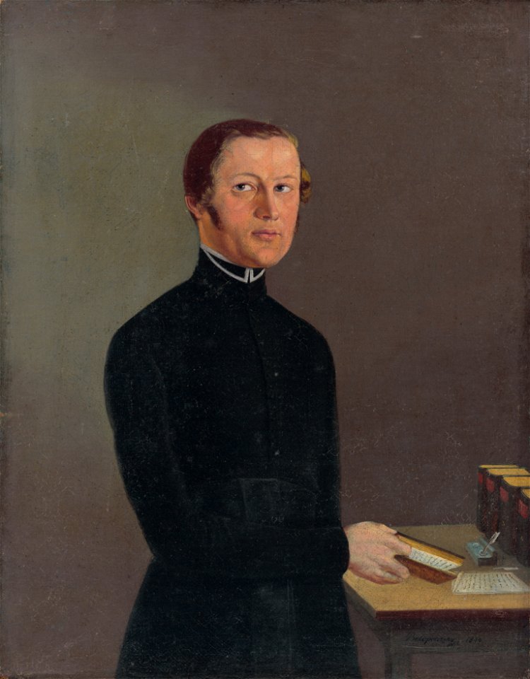 František Belopotocký - Podobizeň kňaza - O 5309 - Slovak National Gallery