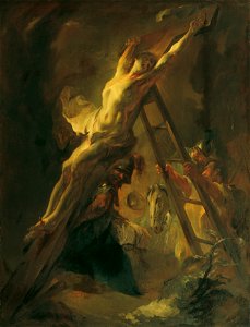 Franz Anton Maulbertsch - Die Kreuzaufrichtung - 3289 - Österreichische Galerie Belvedere