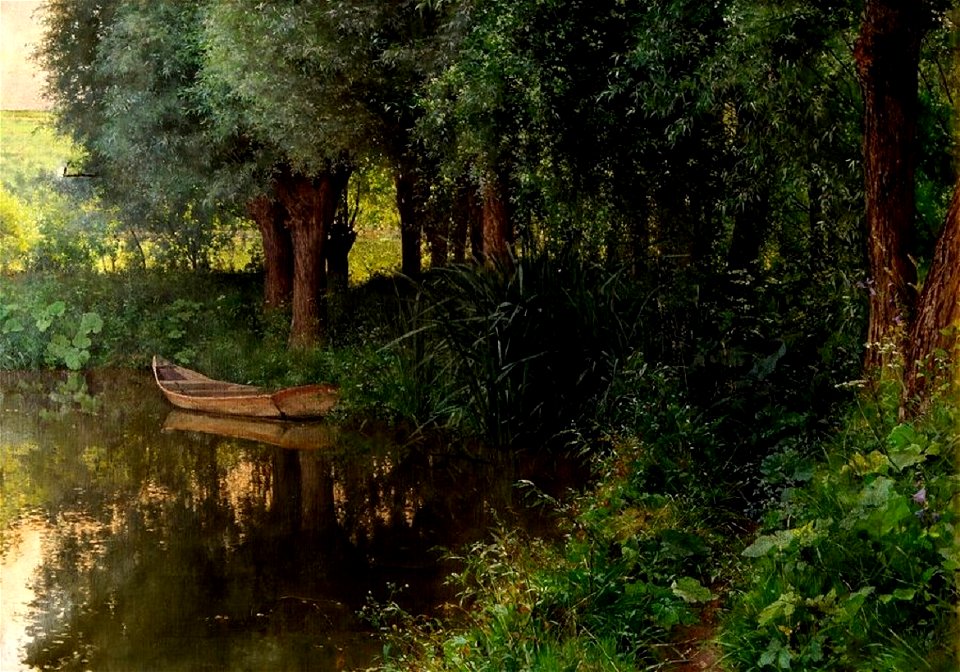 František Slabý Rybník okolo 1900