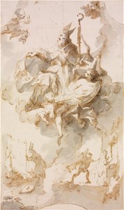 Franz Anton Maulbertsch - Apotheosis of Saint Stanislaus - Google Art Project