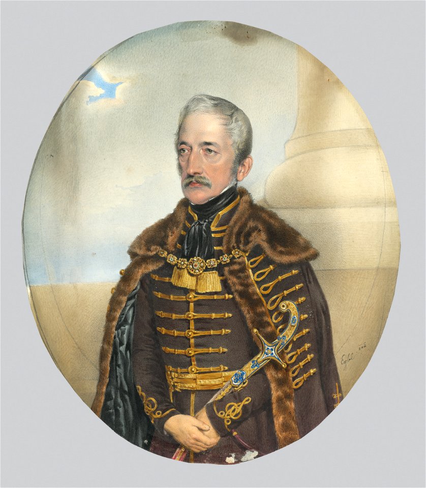 Franz Eybl - Portrait of a Nobleman with a Sword - O 4901 - Slovak National Gallery