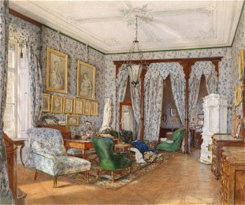 Franz Alt Schreibzimmer Schloss Vukovar 1866