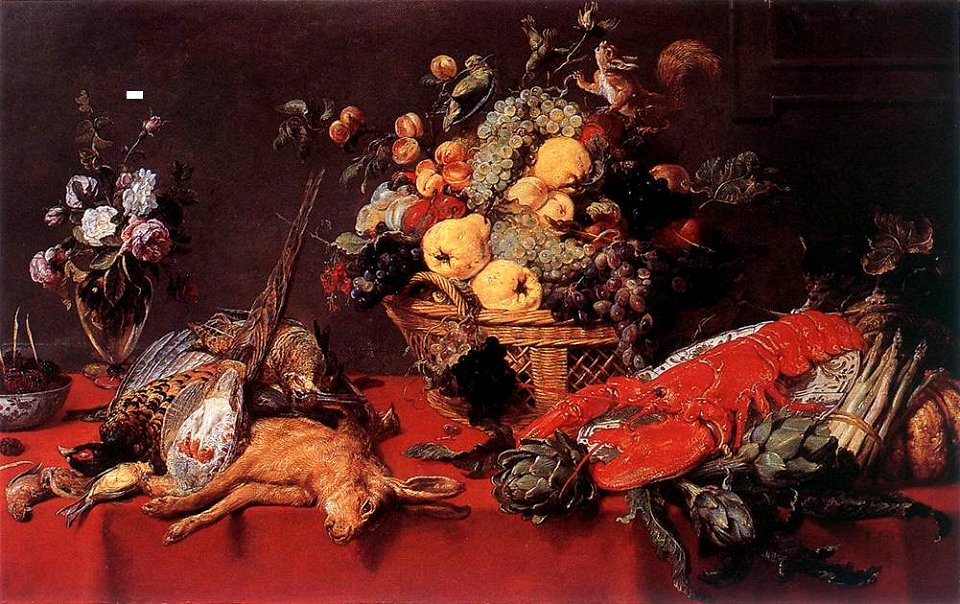 Frans Snyders - Still-Life with a Basket of Fruit - WGA21523