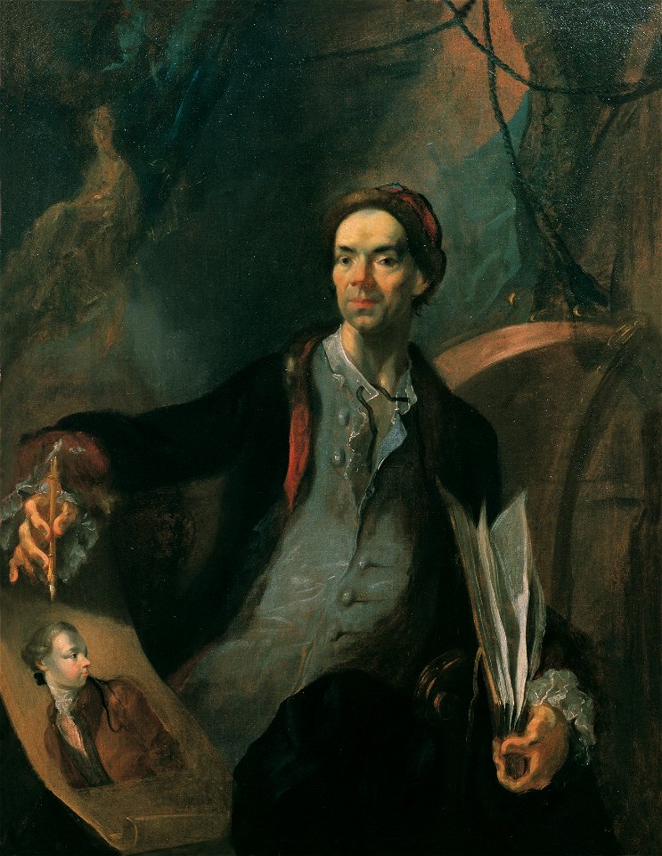 Franz Anton Maulbertsch - Künstlerbildnis (sogenanntes Selbstbildnis) - 3155 - Österreichische Galerie Belvedere