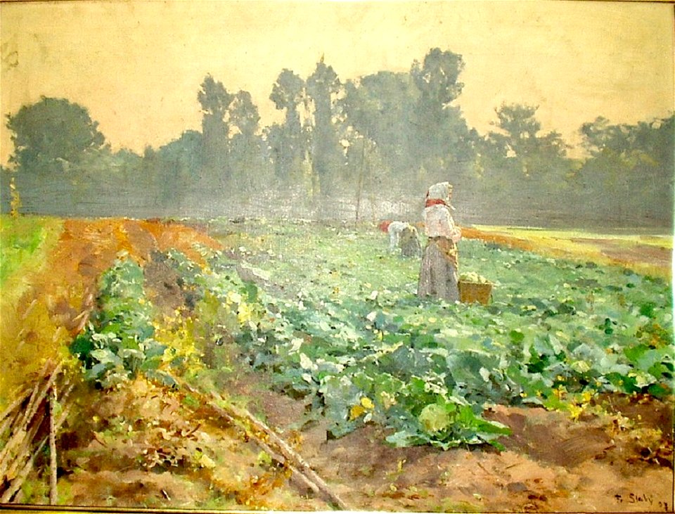 František Slabý Ráno (Na poli) 1907