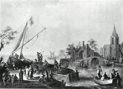 Franz de Paula Ferg - Landschap met een kerk - ГЭ-2708 - Hermitage Museum