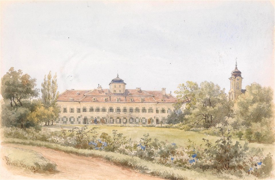 Franz Alt Blauer Hof (Laxenburg) 1859