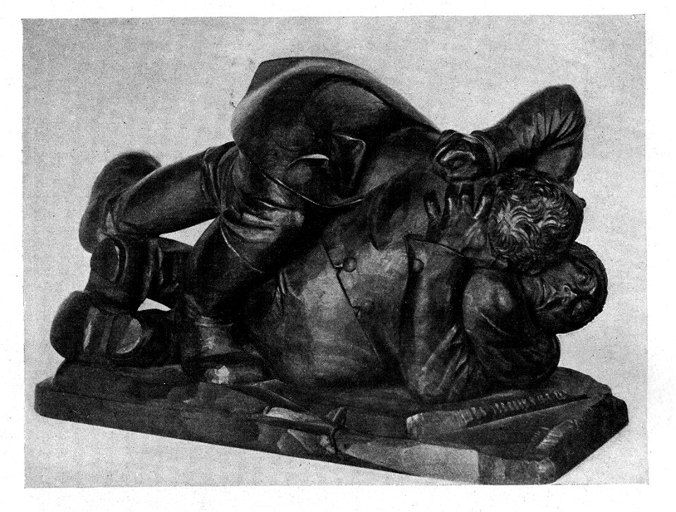Franz Barwig raufende Bauern 1923 dgE