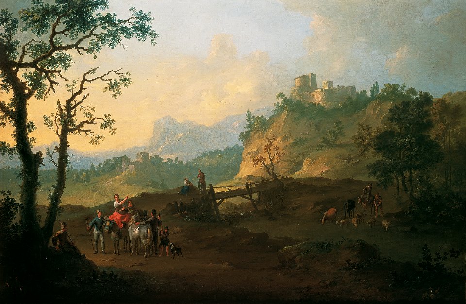 Franz de Paula Ferg - Italienische Landschaft - 6619 - Österreichische Galerie Belvedere
