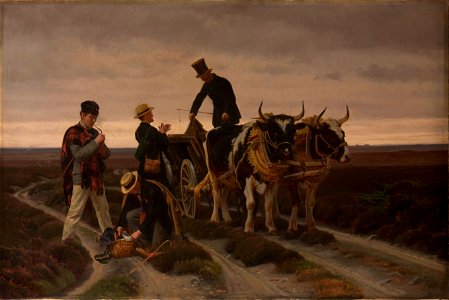 Frants Henningsen - Walking trip. Jutland. - Google Art Project