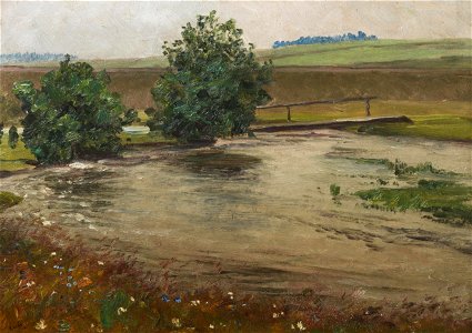 František Kaván - Spring Landscape
