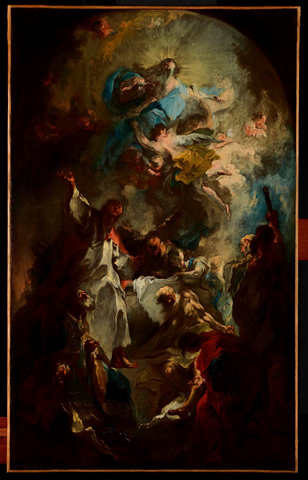 Franz Anton Maulbertsch - Die Himmelfahrt Mariens - 2640 - Staatliche Kunsthalle Karlsruhe
