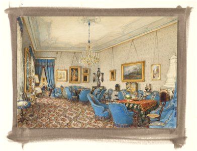 Franz Alt - A Salon in Vienna - Google Art Project