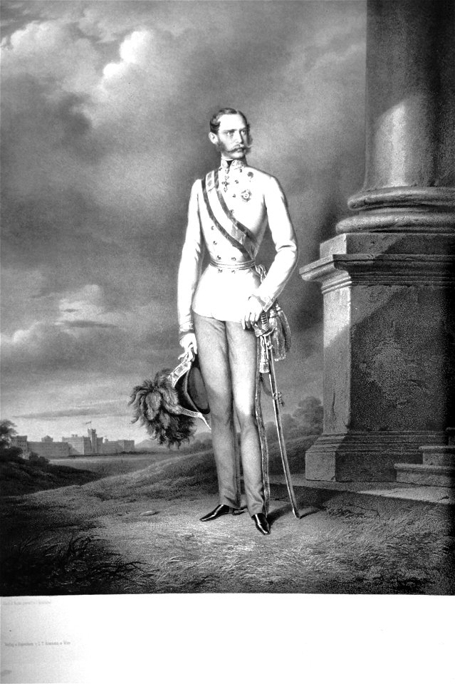 Franz Josef I. Kriehuber ca. 1860 Litho