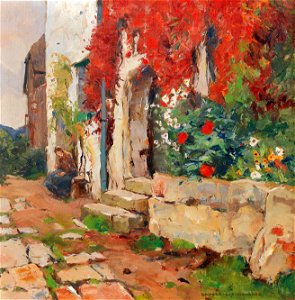 Franz Gruber-Gleichenberg Haus mit wildem Wein