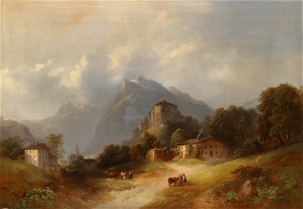 Franz Barbarini Landschaft 1862