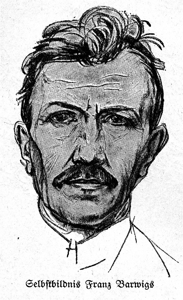Franz Barwig Selbstportrait 1923