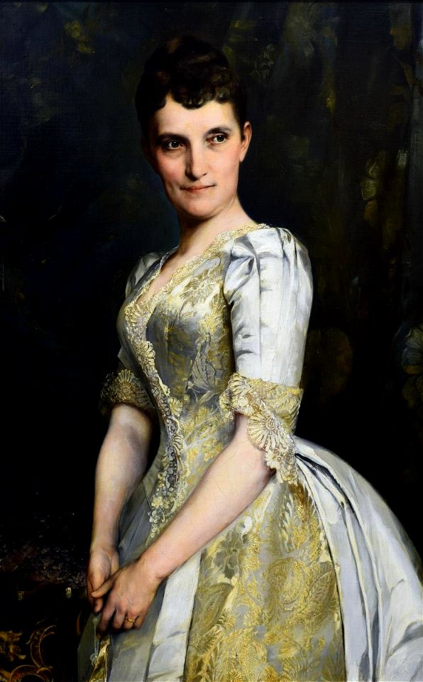 Franz Dvorak - Portrait of Mrs. Keim - 1922.19.1 - Reading Public Museum