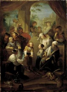 Franz Anton Maulbertsch - Jozef legt zijn dromen uit aan zijn familie (Genesis 37-5-11) - Lg 896 - Österreichische Galerie Belvedere