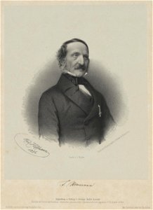 Franz Ernst Neumann by Rudolf Hoffmann 1856. Free illustration for personal and commercial use.