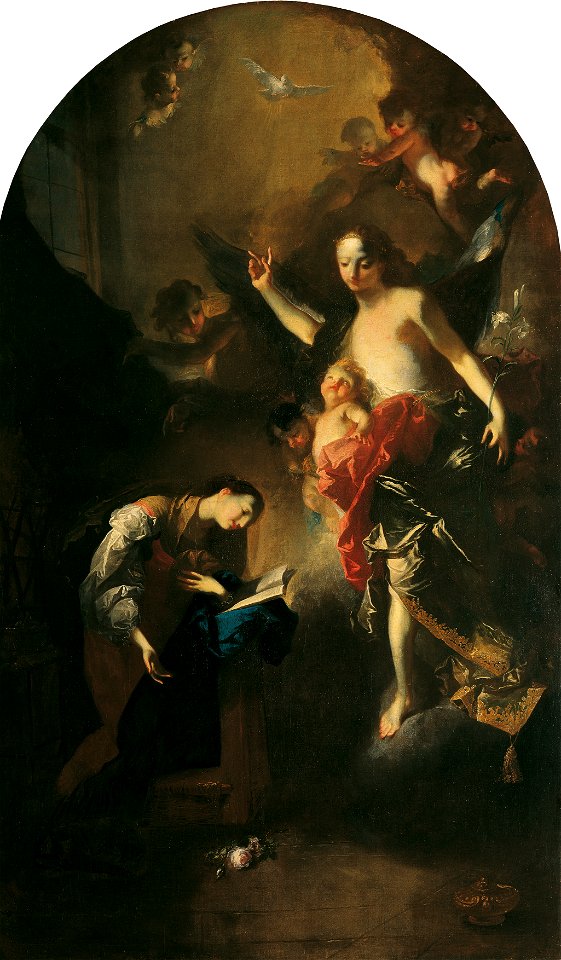 Franz Anton Maulbertsch - Verkündigung an Maria - 4711 - Österreichische Galerie Belvedere