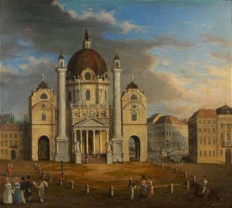 Franz Alt Blick auf die Karlskirche